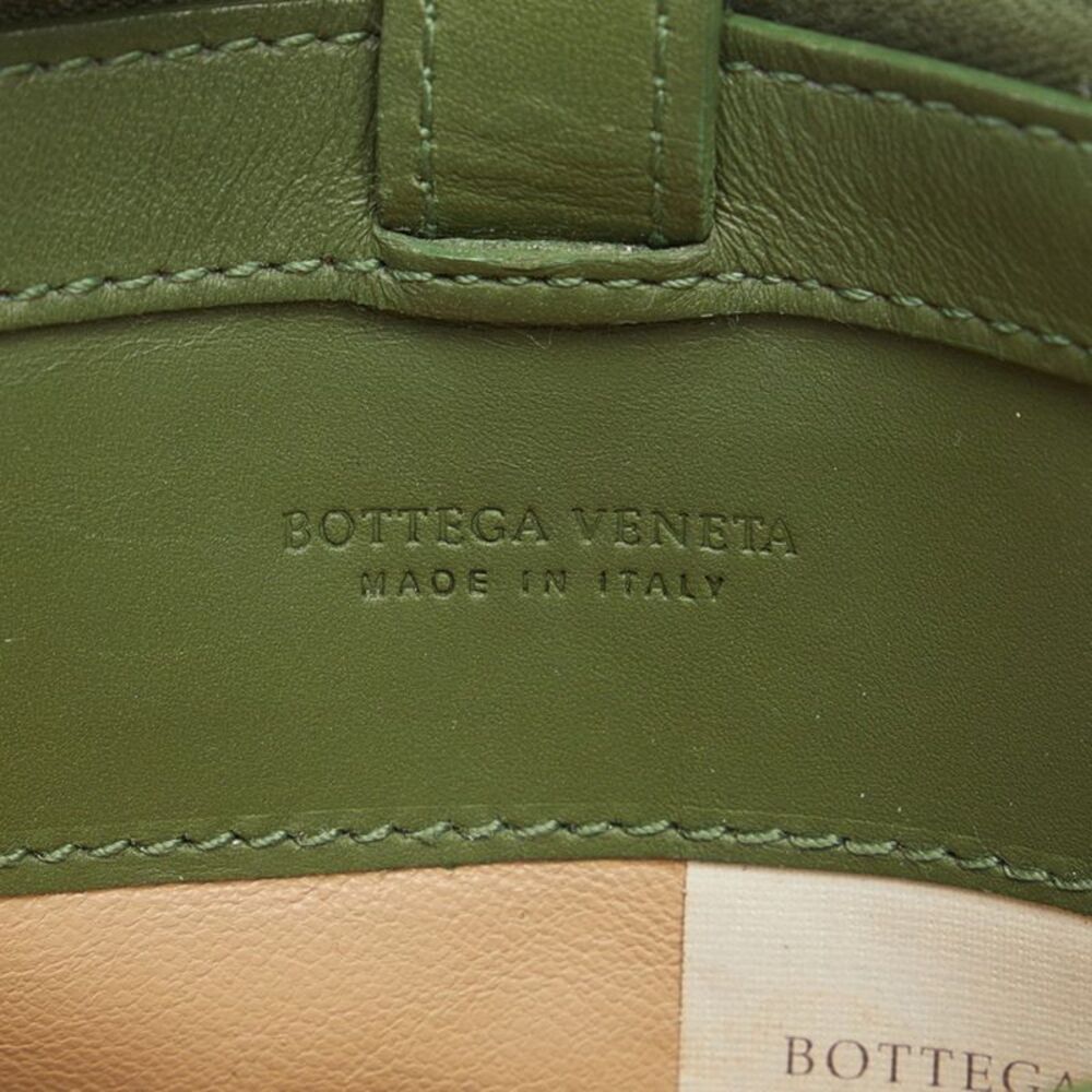 Bottega Veneta Intrecciato Green Leather Wallet (Pre-Owned) - Picture 7 of 9